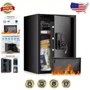 Spacious 1.8 Cubic Feet Fireproof Safe with Digital Keypad & Emergency Keys