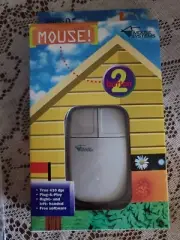 NIB!! Mouse Systems Computer Mouse, 2-Button, White