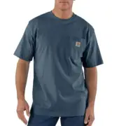 CARHARTT BLUESTONE POCKET TEE TSHIRT MENS SIZE 2XL WORK SHIRT K87- BLS