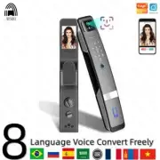 Smart 3D Face Door Lock Security Face & Camera Monitor Intelligent Fingerprint