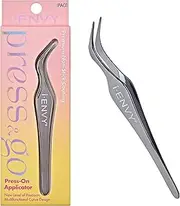 i-ENVY Press&Go Nonstick Cluster Lash Applicator, Premium Nonstick Coating, Multifunctional Curve Design, Precise Grip