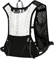 [Generic] Hydration Vest - Running Vest Chest Phone Holder,Lightweight, Adjustable, Sports Supplies for Outdoor Hiking, Trail Training, Walking, Jogging