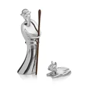 Nambe Miniature Nativity Shepherd & Lamb