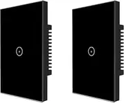 Smart Wall Switches 1 Way UseeLink WiFi Light Switch Support Voice/Timer/APP Control Touch Smart Switch Compatible with Alexa No Hub Required Neutral Wire Needed