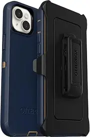 iPhone 14 Plus Defender Series Case, Blue Suede Shoes