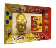 The Simpsons Toy RUBIKS Cube Puzzle Homer Booklet 2001 New Vintage