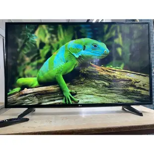 二手中古電視LG49吋2018年4k聯網電視機型號49UJ630T-DA內建you tube及Netflix保固三個月