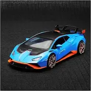 Scale Finished Model Car 1:24 Scale for Lamborghini Huracan STO Alloy Car Model Simulation Exquisite Miniature Vehicle Collection Die-cast Vehicle