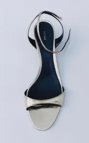 [The Row] Vika Metallic Leather Sandals