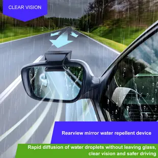 2pcs Car Rearview Mirror Rain Eyebrow Waterproof Car Mirror
