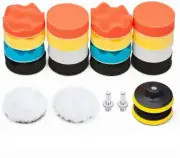 Car Foam Drill | Polishing Pad Kit 22 PCS, 3 Inch Buffing Pads