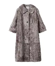 Chekiang lambskin coat IT40 cloud Gray