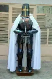 Medieval Knight Wearable Suit of Armor Crusader Templar Full Body Armor Costume