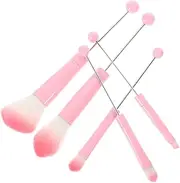 Ipetboom 5 Pcs Makeup Brush Handle Cosmetic Brushes for Foundation Eyeshadow Blush Soft Bristles for Contouring Concealing present for Makeup Lovers
