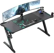 [EUREKA ERGONOMIC] 60" Z Shaped Computer Gaming Desk