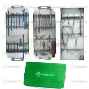 Small Fragment Instrument Set Locking & Non locking Set Titanium LCP Plates Set