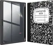 Fintie Case for 10.3" Boox Note Air4 C 2024/ Air3 C / Air3 B/W 2023 ePaper - Hybrid Slim Clear Cover Transparent Back Shell with Auto Sleep/Wake, Built-in Pencil Holder, Composition Book