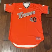Rawlings Men’s Titans #40 Baseball Jersey Sz. 44 NEW USA