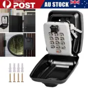 12 Digit Key Combination Password Lock Wall Mounted Push Button Key Storage Box