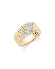 Bloomingdale's Fine Collection Diamond Cluster Beaded Statement Ring in 14K Yellow Gold, 0.80 tcw