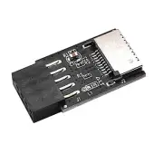 Motherboard USB2.0 to TYPE-C A-KEY Connector Converter Adapter Extender Card E