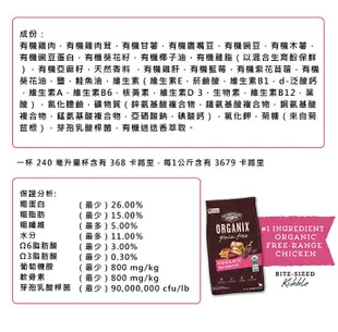 寵到底-Organix歐奇斯95%有機無榖狗飼料300克(幼犬/小型犬/老犬/室內犬/成犬)