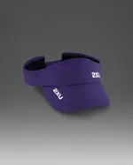 Run Visor, 2XU, OSFA, Future Dusk/White, Unisex