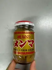 Momoya Seasoned Bamboo Shoots Menma Japanese Condiments Ramen - 3.52oz Jar