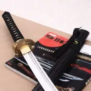 KAMASU-Kissaki 9260 Spring Steel Katana Japanese Samurai Sword Battle Ready