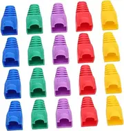 100pcs Ethernet Boot Head Covers Cable Protective Caps Cable Boot Protectors for Cat5/6/7
