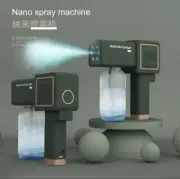380 ml Sprayer Nano Sprayer Gun, Portable Blue Light, Sanitiser (Green)