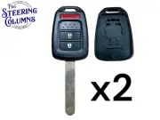 14–16 CR-V 15-20 FIT REMOTE KEY SHELL CASE REPAIR 2 PIECES NEW MLBHLIK6-1T