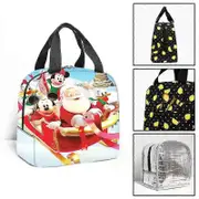 c1059 Mickey Minnie Mouse Christmas Children Lunch Bags School Insulated Lunch Bag Portable Cooler Tote Food tbd1059