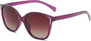 [HAZARA] Personality Ladies PC Sunglasses Fashion Trend Women's Polarized Sunglasses Outdoor Street Shooting Sunglasses (Color : 3)