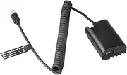 DMW-BLK22/DCC17 Power Adapter Dummy Battery with USB-C Cable for Panasonic GH5M2 Digital Camera