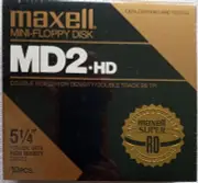 Maxell MD2-HD Mini-Floppy Disk 5 1/4" Double Track 96 TPI NEW SEALED Pack JAPAN