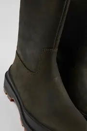 Brutus Trek MICHELIN Green nubuck boots for women