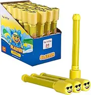 24 Pack Emoji Blaster Water Guns- Bulk Pack Water Shooters For Summer Party Favor or Activity Fun Gun For Kids- Water Gun Bundle Pack