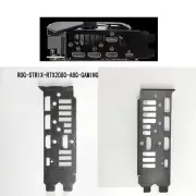 I/O IO shield for ASUS ROG-STRIX-RTX2080-A8G-GAMING Video Card Backplate Panel