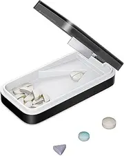 Barhon Pill Cutter, Pill Cutter Splitter for Small and Tiny Pills, Pill Cutter for Small or Large Pills, Pill Splitter with Stainless Steel Sharp Blade for Accurate Cutting
