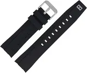 [Tommy Hilfiger] Watch Strap 22 mm Plastic Black – 679302064, Strap.