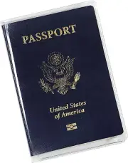 Clear Passport Cover Plastic Passport Protector Vinyl ID Card Protector Case Hol