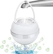 Bath Water Filter for Tub Faucet - 8 Stages Shower Filter for Softer, Smoother Skin - Perfect for Home, Hotels and Spas (White)