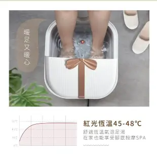 【KINYO】氣泡按摩摺疊足浴機/泡腳機(獨家經典款)
