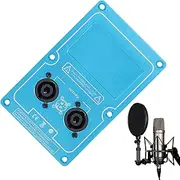 Speaker Wiring Box,Double 4-Core Subwoofer Cable Connector - Audio Amplifier Socket for Stage Sound Recording Studio