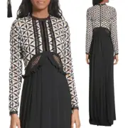 Self-Portrait Guipure Dress with Waist Cut Out US2/UK6 NWT MSRP $600