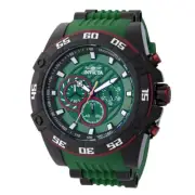 Invicta Men's 52mm SPEEDWAY VIPER Chronograph Green/Black Tone SS 100m Watch