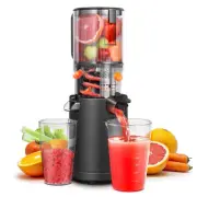 Slow Cold Press Juicer Machine: Electric Masticating Juicer Extractor Easy Cl...