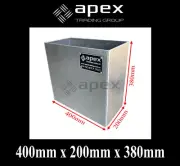 BRAND NEW ALUMINIUM UTE CAMPING JERRY CAN HOLDER TOOLBOX - JCH423FP