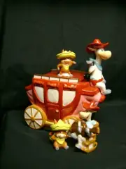 Cookie Jar Quick Draw McGraw and BaBa Looey S&P W/Box By Hanna Barbara Stage C